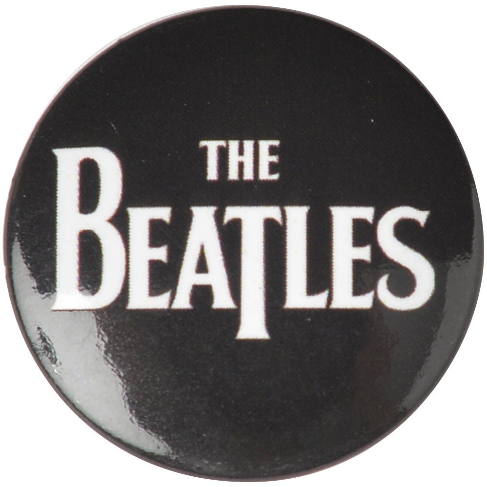 THE BEATLES ビートルズ (結成 65周年 ) - Whie Logo / バッジ - PGS